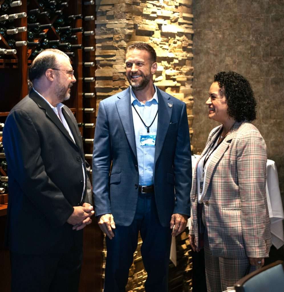 Wolf Executives Dinner event with Sean Barnes, Stacy Racca, and ilda Andaluz